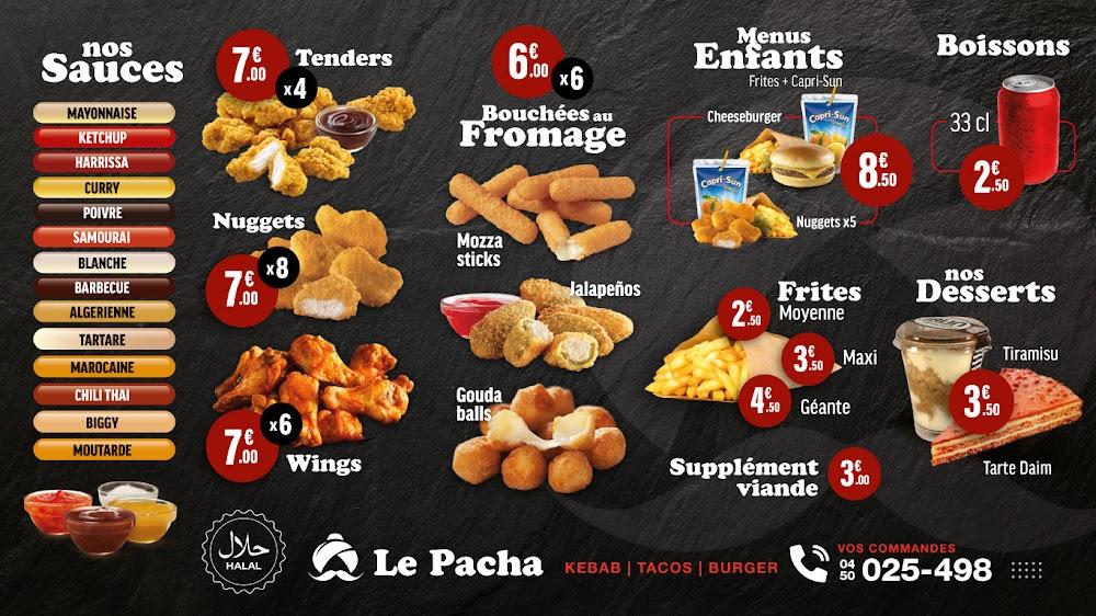Le Pacha Annecy - Menu Image 1